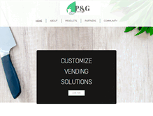 Tablet Screenshot of pgvending.com